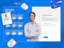 do responsive website design, mockup, landing page in figma