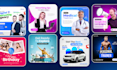 design social media posts, instagram post, facebook ads post, carousel design