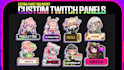 make custom twitch panels