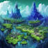 create fantasy landscape concept art