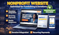 design charity nonprofit website optimized for fundraising and donations
