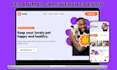 build responsive pet care website dog training website animal care website