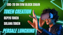 develop bep20 trc20 token solana custom token smart contract create moonshot coi