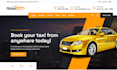 design taxi booking website chauffeur website limousine website vtc website