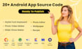 provide 20 plus android app source code with latest sdk 34