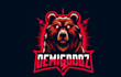 make different devil bear mascot logo design with express delivery