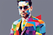 draw an unique wpap pop art portrait