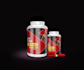 design supplement label and product packing with 3d mockup