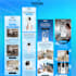 design a responsive HTML email template for klaviyo, mailchimp, shopify, beehiiv