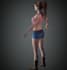 create 3d realistic game character,animate 3d,ue5 model,control rig, blendshapes