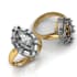 create 3d cad ring design for 3d printing and jewelry casting