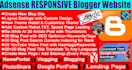 create blogspot customize website ads responsive SEO blogger