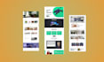 concert PSD to html xd, figma business website developer