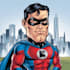 create superhero comic caricature character