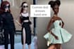 make custom doll designer dress for you fashion shows