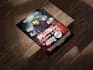 design a horror beautiful halloween party flyer