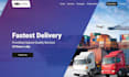 create logistics website with tracking system