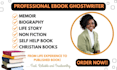 be your christian book ghostwriter, fiction christian ghostwriter
