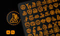 create custom hand drawn web icon set
