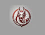 creative modern dragon logo design