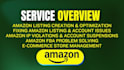 fix amazon listing issues, resolve violations, and manage store