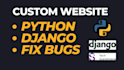 professional python django developer custom web apps and apis