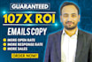 write email copy and sequences for cold email marketing