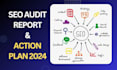 create SEO audit report and action plan for ranking