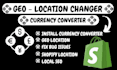 setup shopify currency converter geolocation changer integrate bug fix issues