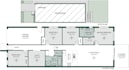 redraw 2d floor plan for real estate agent