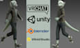 physbones, emotes, retexture custom vrchat avatar 3d model furry avatar pc quest
