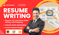 write and rewrite, revamp ats resume, CV, cover letter in 24hrs