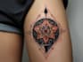 create unique custom geometric tattoo design