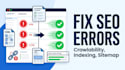 do technical SEO audit and fix indexing errors