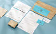 design professional invoices, letterheads and presentation folders
