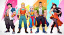 create an own bright cartoon character design illustration