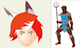 make professional 2d character art and animation for games