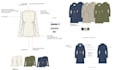 do technical flat sketches for streetwear, ladieswear and shirt tech pack