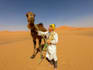 create a happy birthday video from the sahara desert