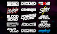 create music, edm, rap, band, and dj logo