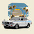 draw vintage or retro car illustrations