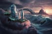 create fantasy landscape concept art