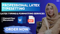 convert pdf or word document to latex overleaf within 24 hours