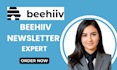 setup beehiiv account beehiiv newsletter template design beehive landing page