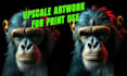 fix flaws, upscale resolution, restore, enhance your images or logo