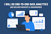 do complete data analytics with insights and visuals
