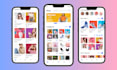 create mobile app design, application screen design, figma UX UI app redesign