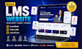 build lms educational website online course website education, elearning website
