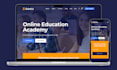 build lms educational website online course website education, elearning website