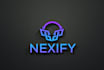 design professional qnique tech logo